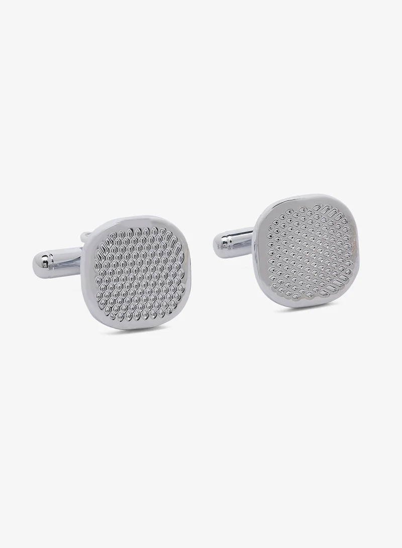 The Bennett Brothers Textured pattern Square Cufflinks